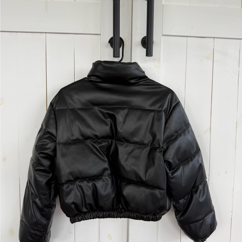 Black Puffer Jacket - Picture 2 of 3